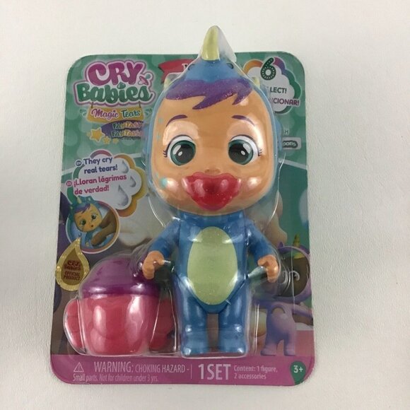 Cry Babies Magic Tears Fantasy Doll Series Jassy Bruny Tina Hanna COMPLETE SET - Picture 6 of 8
